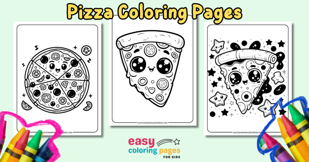 Adorable foodie coloring delights