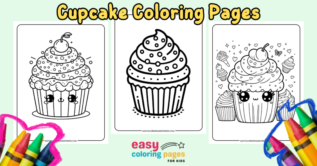 Coloring magic with cupcakes