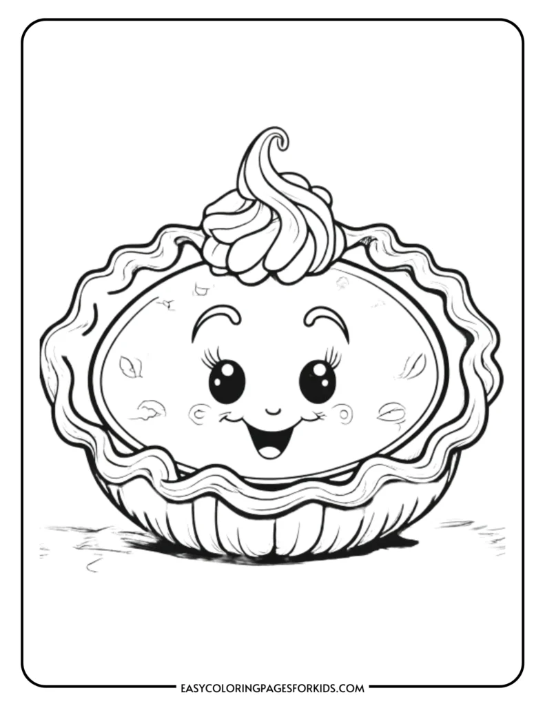 Pie Coloring Pages (5 Free Printable Pages To Color) - Easy Coloring ...