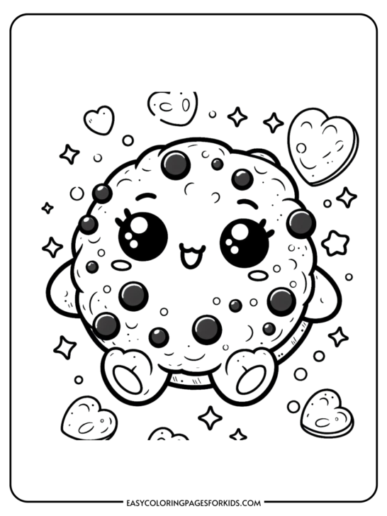 Cookie Coloring Pages (Free Printable Pages for Kids)