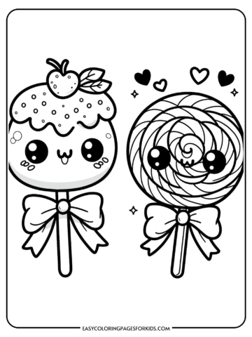 lollipop coloring pages