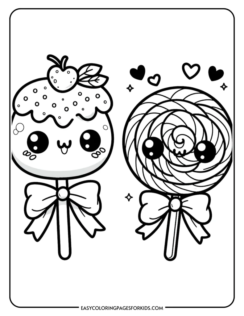 lollipop coloring pages