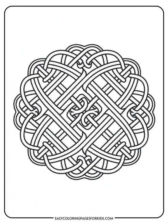 Printable Celtic Knot Coloring Pages (10 Free PDF Pages)