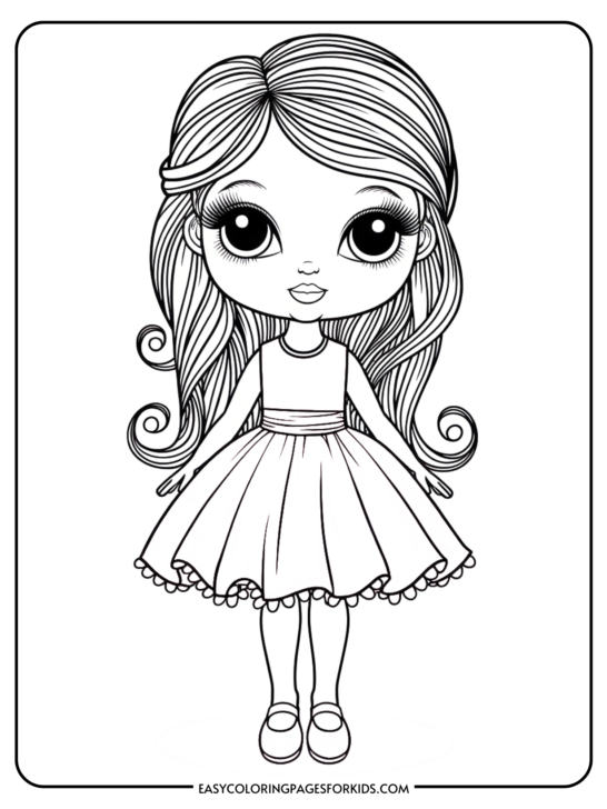 Free Girl Coloring Pages (15 Free Printable PDF Pages)