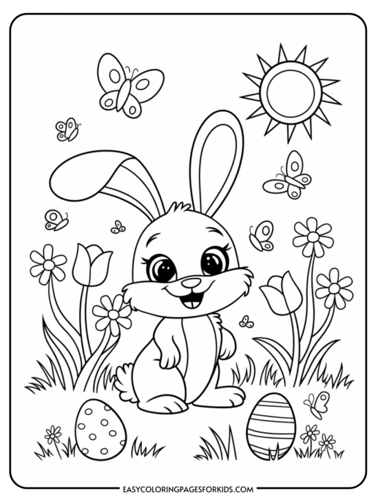 Cute Spring Coloring Pages (15 Free Printable PDF Pages)